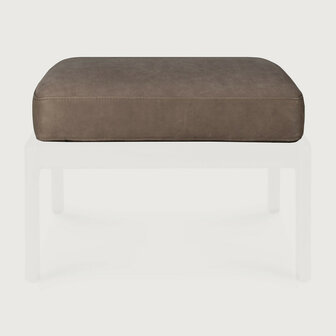 Ethnicraft Jack Footstool Cushion Terra Nubuck Leather