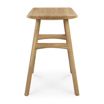 Ethnicraft Oak Osso stool low hardwax oil finish.