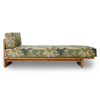 HKliving outdoor daybed teak botanical