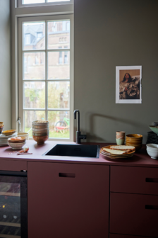 HKLIVING Kyoto ceramics: Japans soep kom bruin
