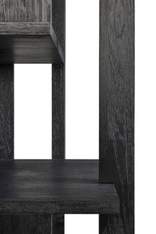 Ethnicraft teak abstract black column