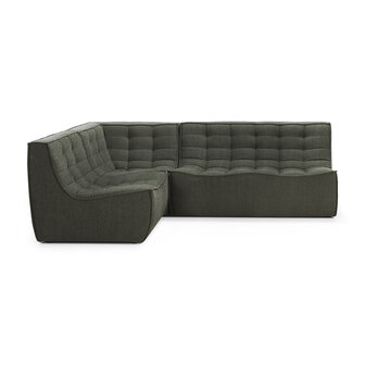 Ethnicraft N701 sofa - 1 seater Moss
