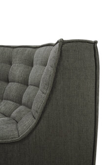 Ethnicraft N701 sofa - round corner Moss