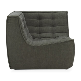 Ethnicraft N701 sofa - corner Moss