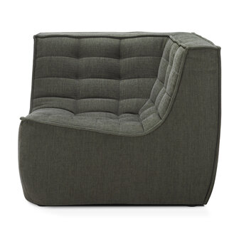 Ethnicraft N701 sofa - corner Moss