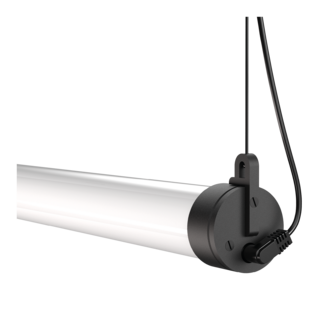 Tonone Mr. Tubes Led Pendant Horizontal Driver Separate Smokey Black 2700k 