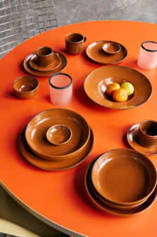 HKliving Chef ceramics: schaaltje, gebrand oranje 