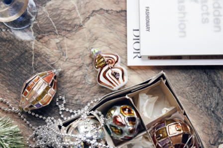 HKliving Christmas ornament; anatomic oval