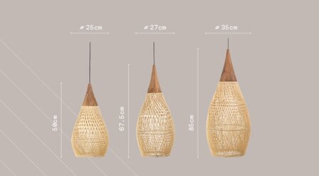 dBodhi Horn lamp Pure 27 cm