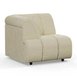 Hkliving Wave couch: Element Left High Arm, Corduroy Rib, Hay