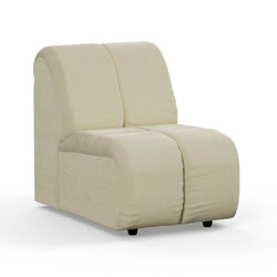kliving Wave couch: Element Middle Small, Corduroy Rib, Hay