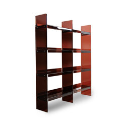 HKliving Acrylic Cabinet 160cm Smokey Brown