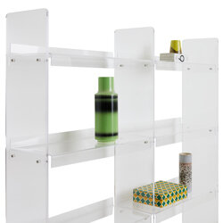 HKLIVING Acrylic Cabinet 160cm Clear