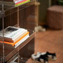 HKLIVING Acrylic Cabinet 160cm Clear