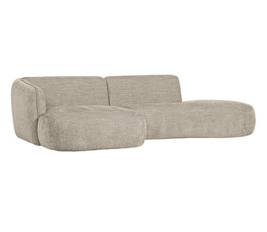 Woood Exclusive Polly chaise longue links zand