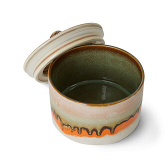 HKLIVING 70s ceramics: cookie jar, burst