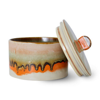 HKLIVING 70s ceramics: cookie jar, burst