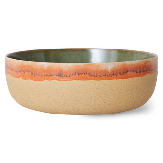 HKLIVING 70s ceramics: salad bowl, shore