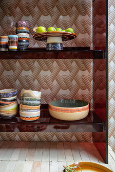HKliving 70s ceramics: salad bowl, shore