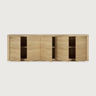 Ethnicraft sideboard Shadow 5 drs oak
