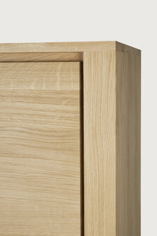 Ethnicraft oak storage cupboard 4drs