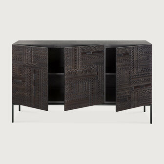 Ethnicraft teak Tabwa sideboard 3 doors