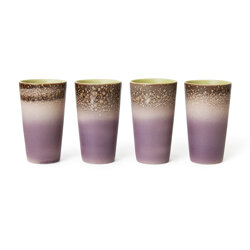 HKliving 70s ceramics: latte mugs, haze