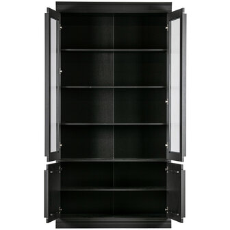WOOOD Premium Organize vitrinekast 44cm grenen matzwart 