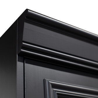 WOOOD Premium Organize vitrinekast 44cm grenen matzwart 