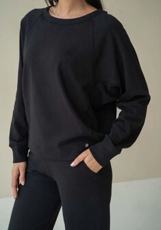 Zusss oversized sweater off black