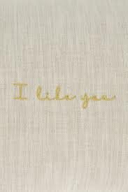 ZUSSS KUSSEN I LIKE YOU EN HARTJES 35X25CM PEPER EN ZOUT/GOUD