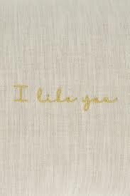 ZUSSS KUSSEN I LIKE YOU EN HARTJES 35X25CM PEPER EN ZOUT/GOUD