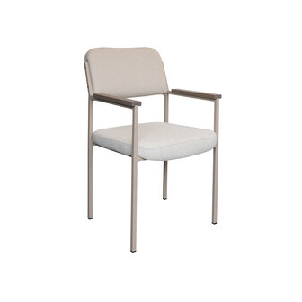 NOGA eetkamerstoel Levi taupe frame / duo stoffering