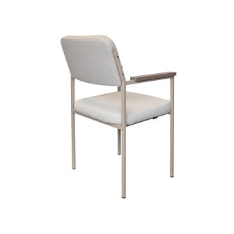 NOGA eetkamerstoel Levi taupe frame / duo stoffering