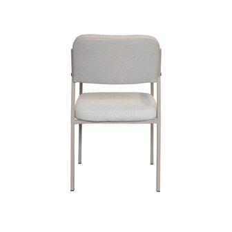 NOGA eetkamerstoel Levi taupe frame / duo stoffering