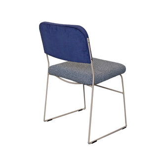 NOGA lima eetkamerstoel taupe frame / duo stoffering