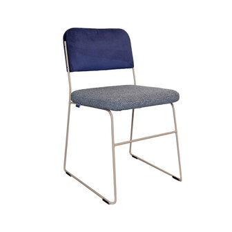 NOGA lima eetkamerstoel taupe frame / duo stoffering