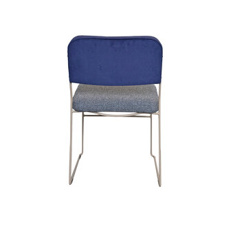 NOGA lima eetkamerstoel taupe frame / duo stoffering