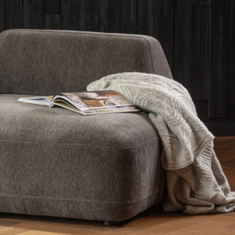 Woood Sterck Fauteuil Met Verplaatsbare Rugleuning Charcoal