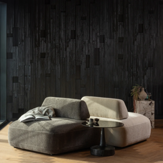 Woood Sterck Fauteuil Met Verplaatsbare Rugleuning Sand