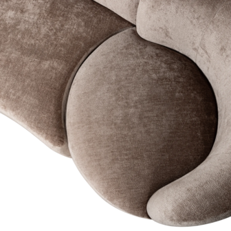 WOOOD Premium Combi-Popular: Bankje + Poef + Fauteuil Taupe