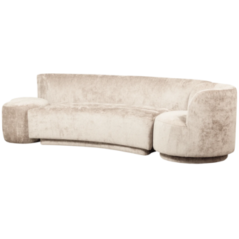 WOOOD Premium Combi-Popular: Bankje + Poef + Fauteuil Naturel