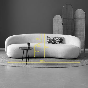 Pepp Interiors Bean Sofa 