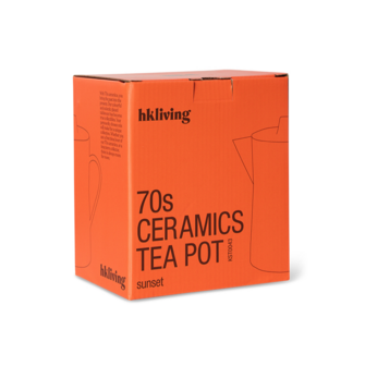 HKLIVING 70s ceramics sunset tea pot