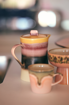 HKLIVING 70s ceramics sunset tea pot