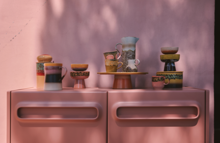HKLIVING 70s ceramics sunset tea pot
