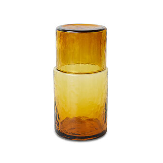 HKLIVING Tube carafe amber