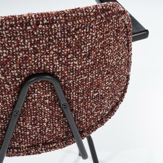 Eleonora Stoel Jon Met Armleuning - Rood Maywood