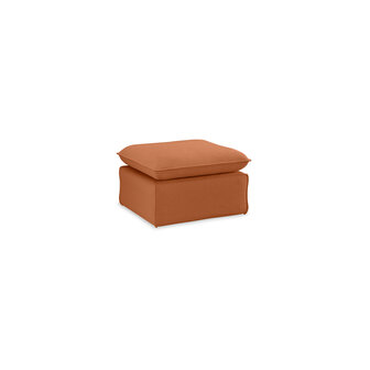 HKLIVING Nomad Couch Hocker Corduroy Rib Dusty Orange