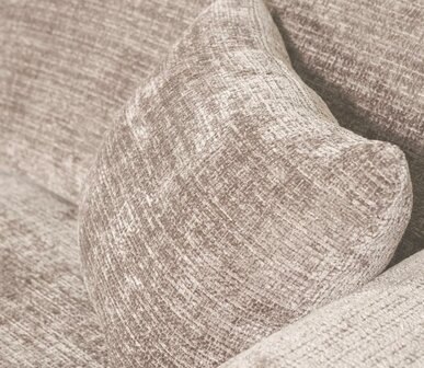 WOOOD Premium Cloud hoekbank Chenille Naturel Rechts